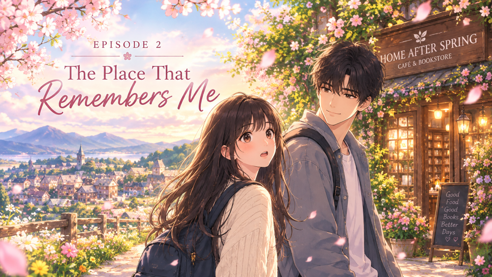 EPISODE 2 EXT. SPRING FLOWER FIELD - CONTINUOUS