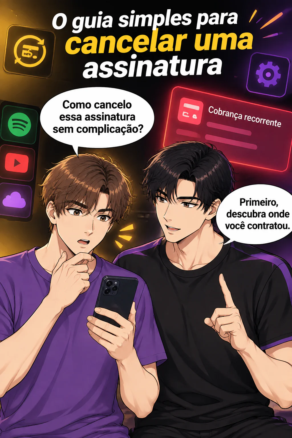 Cancelamento de conta