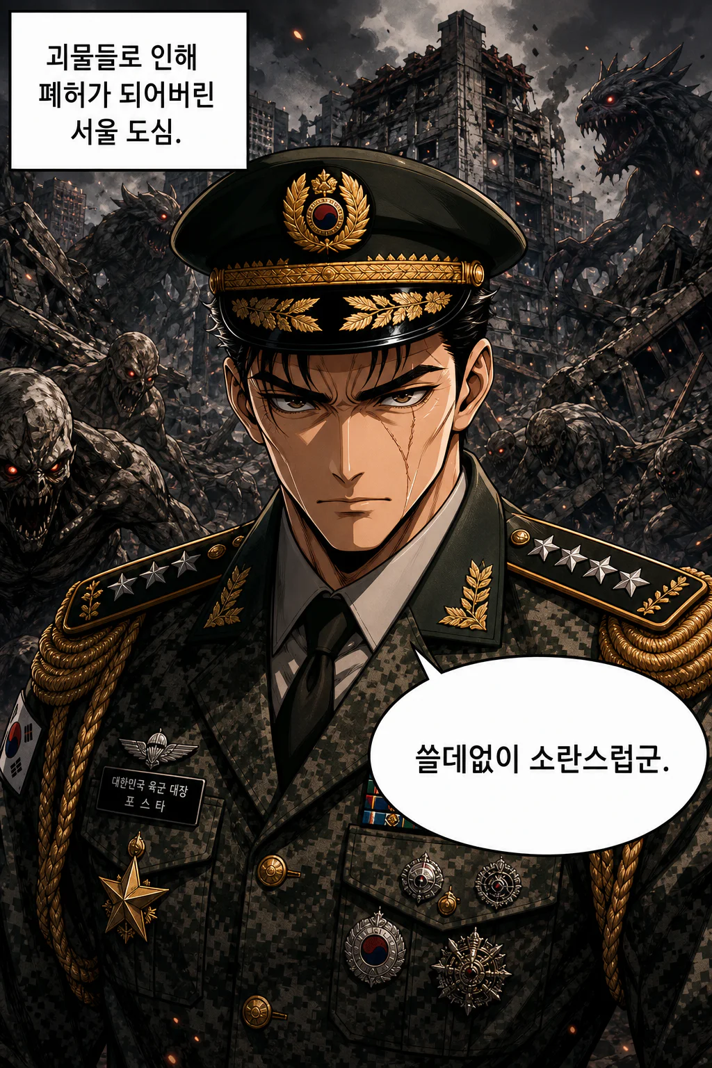 강백호 괴물들 학살하다 1화
