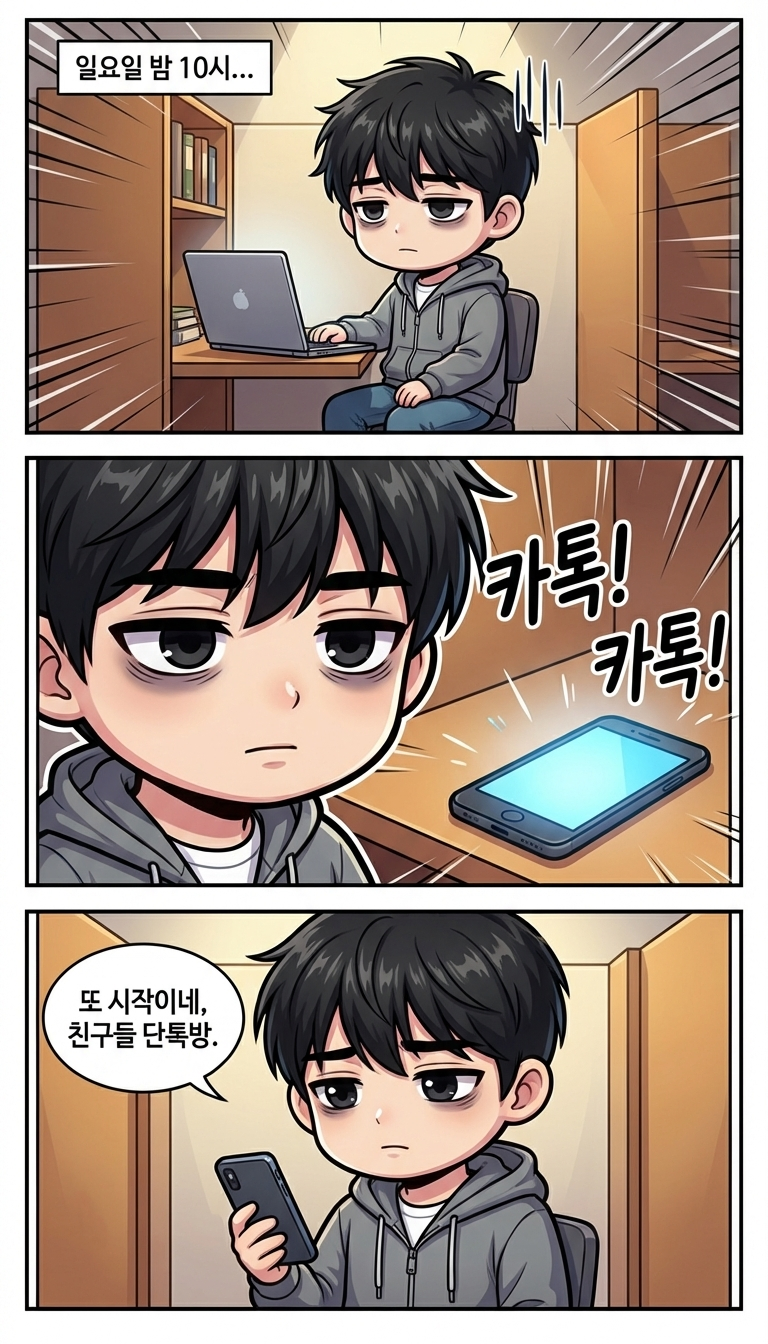 친구들 월요병 타령하는 게 부러우면 병인가