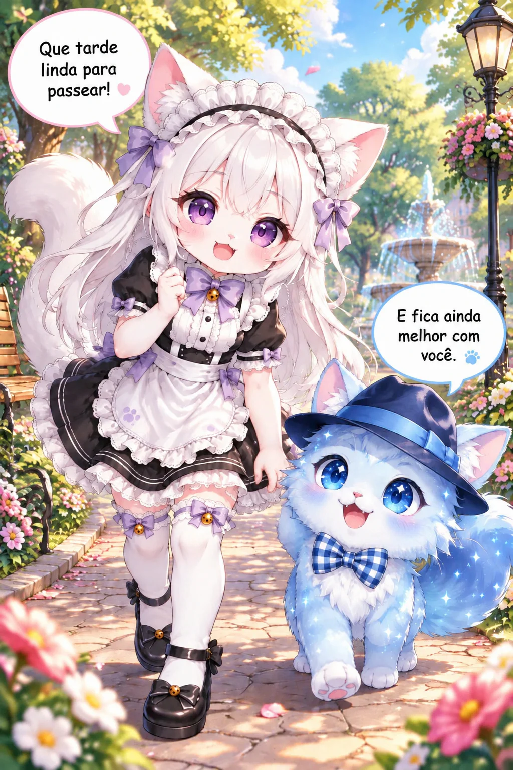 Um ótimo dia para passear com Non