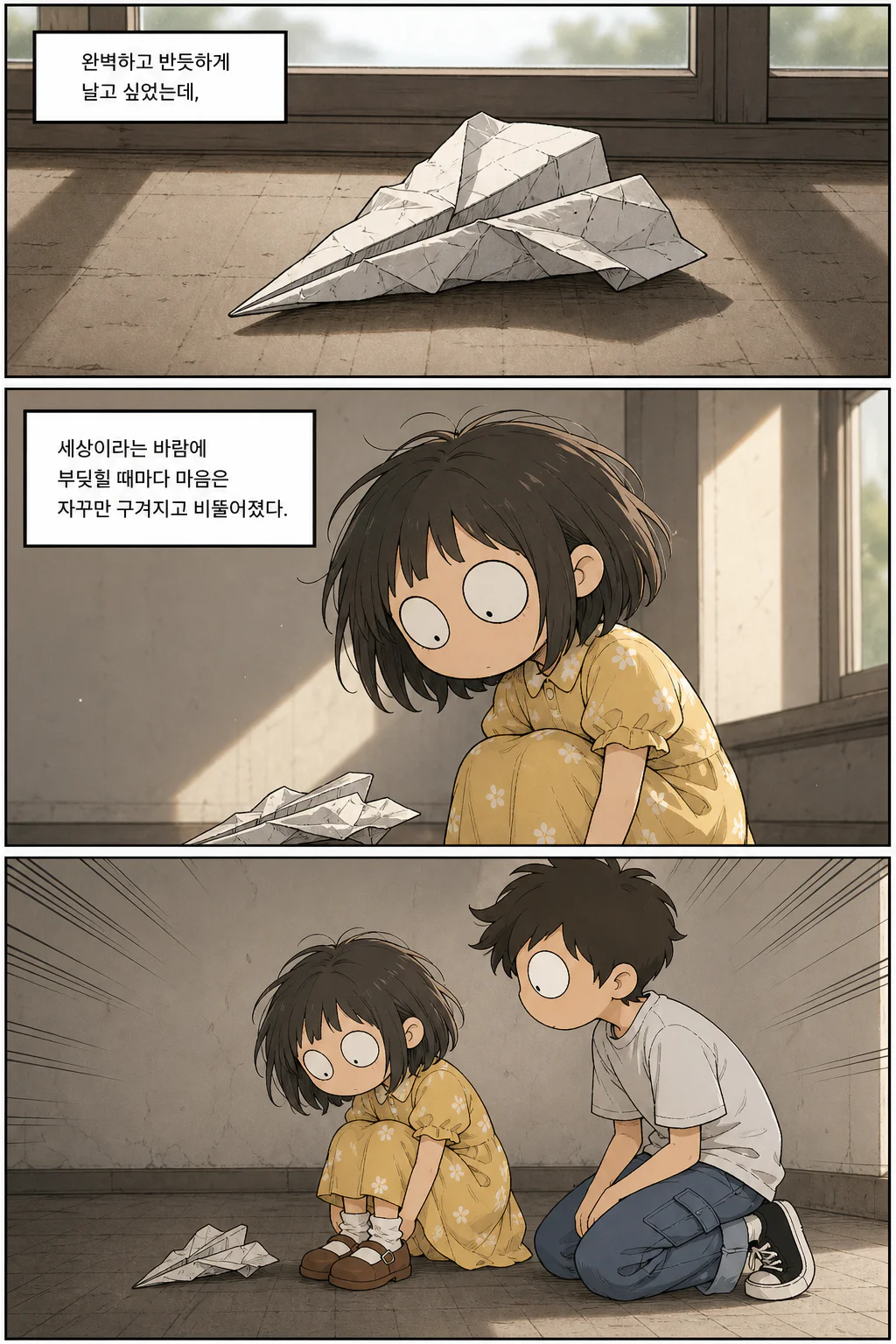 루루&모모 ㅣ 구겨진 종이 비행기