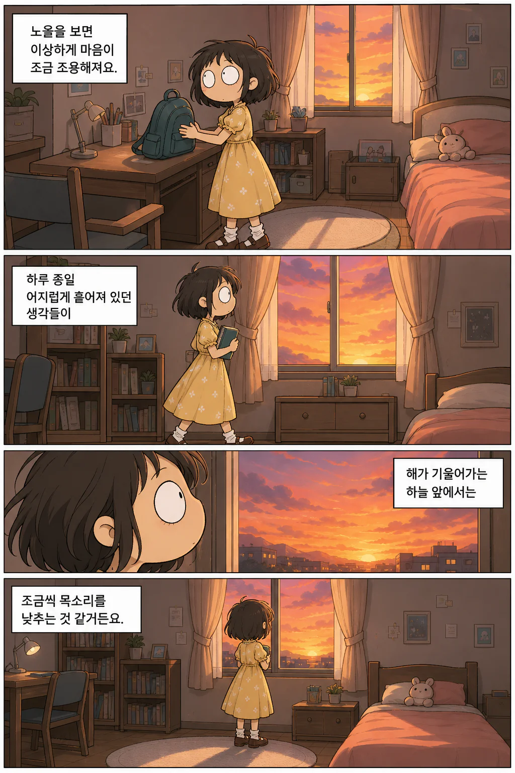 루루&모모 ㅣ 노을이 건네는 사과