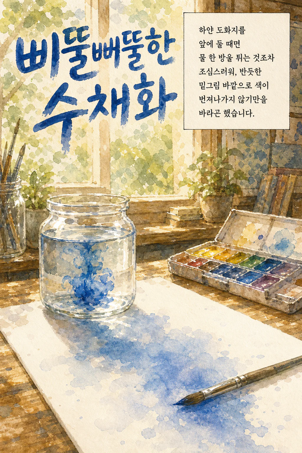 모모루루 ㅣ 삐뚤빼뚤한 수채화