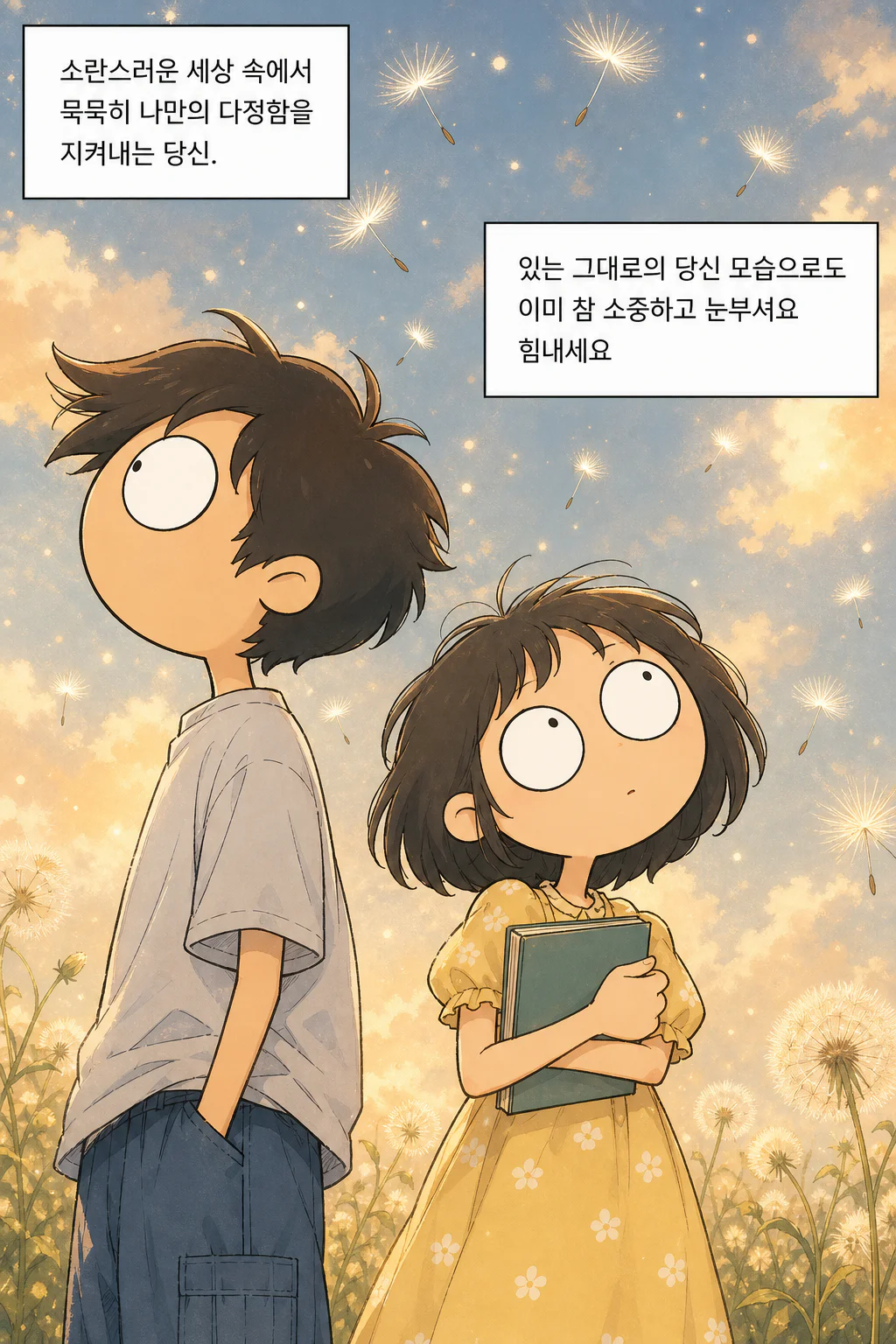 모모루루 ㅣ 민들레 홀씨의 조심스러운 착지