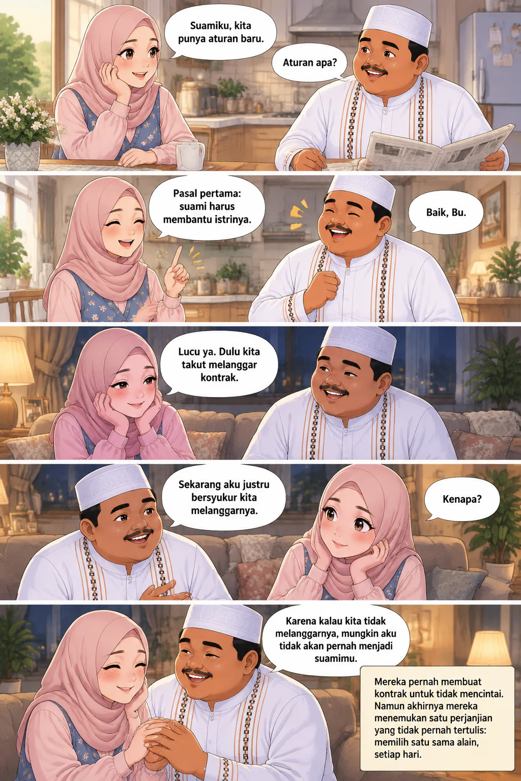 Pasal-Pasal yang Mengubah Kepura-puraan Menjadi Cinta”