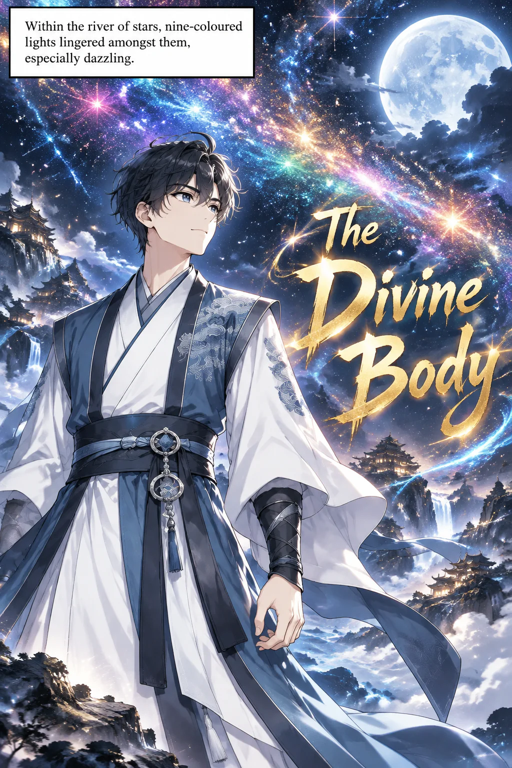 Divine martial artist descends with unlimited life energy