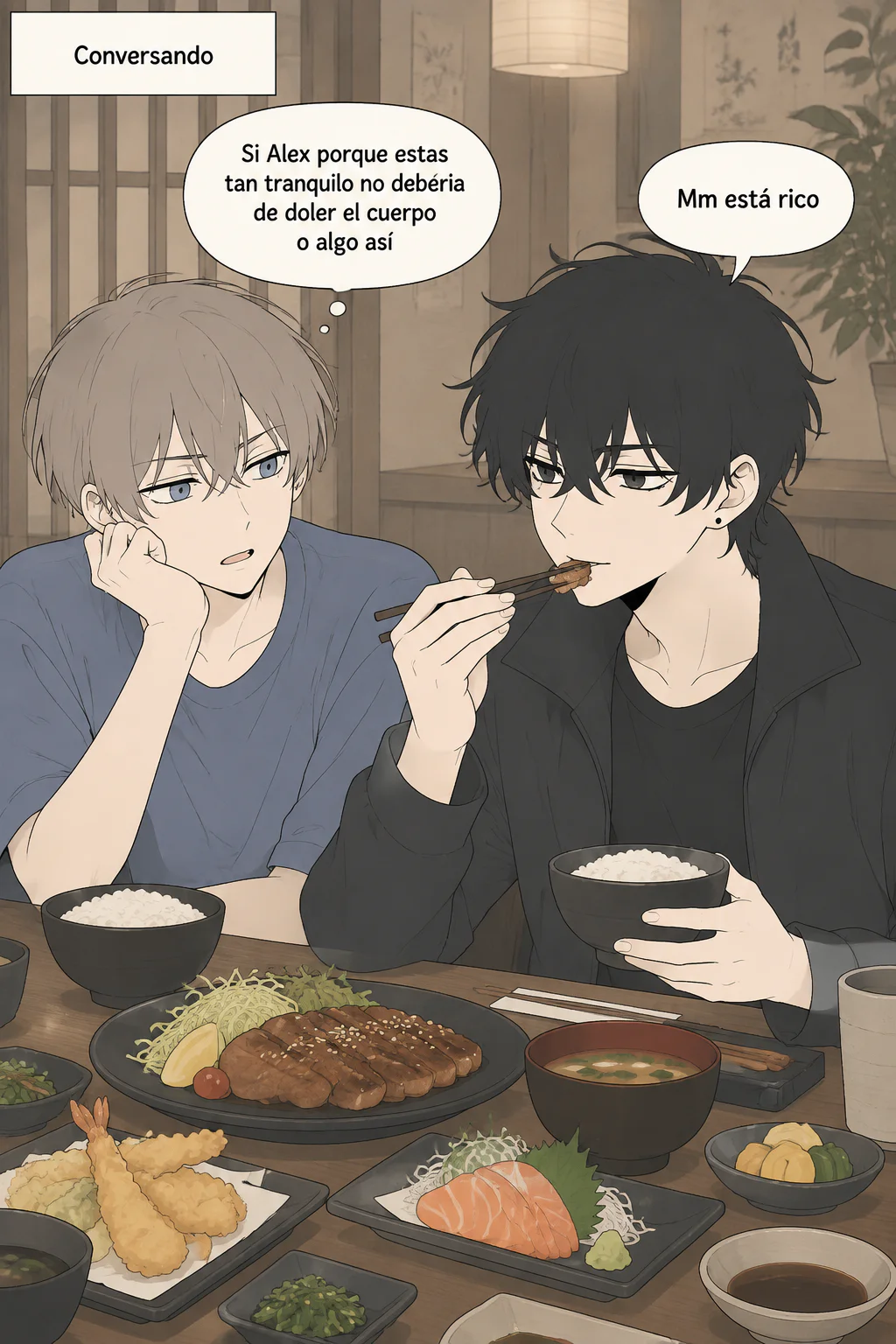 Este manga bl comienza así el alfa Alex