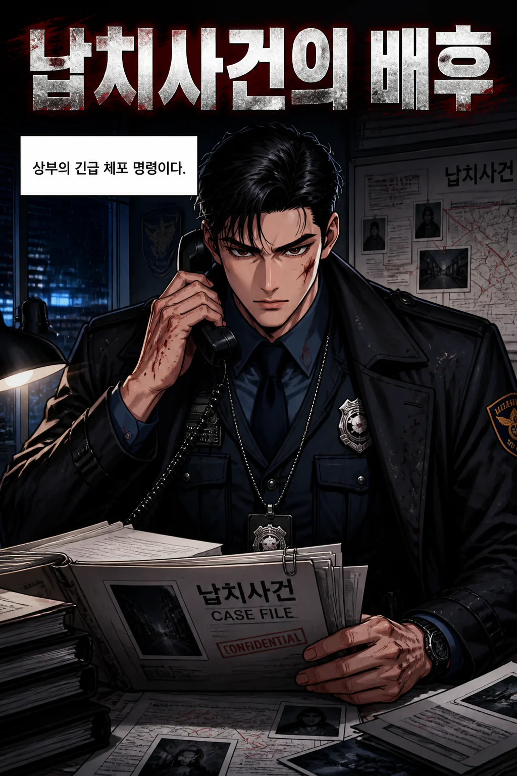 히무라 료스케 경찰의 상부로부터 납치사건의 배후 타치바나 준이치를 체포하라는 명령을 받다