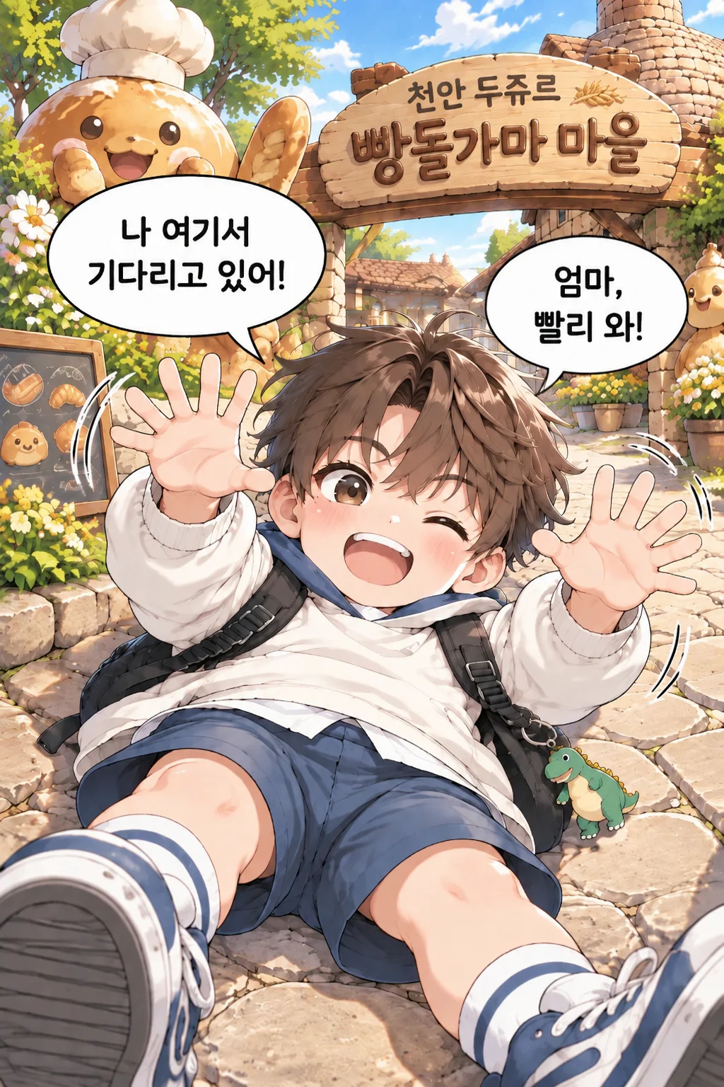 개구쟁이 아이 훈육