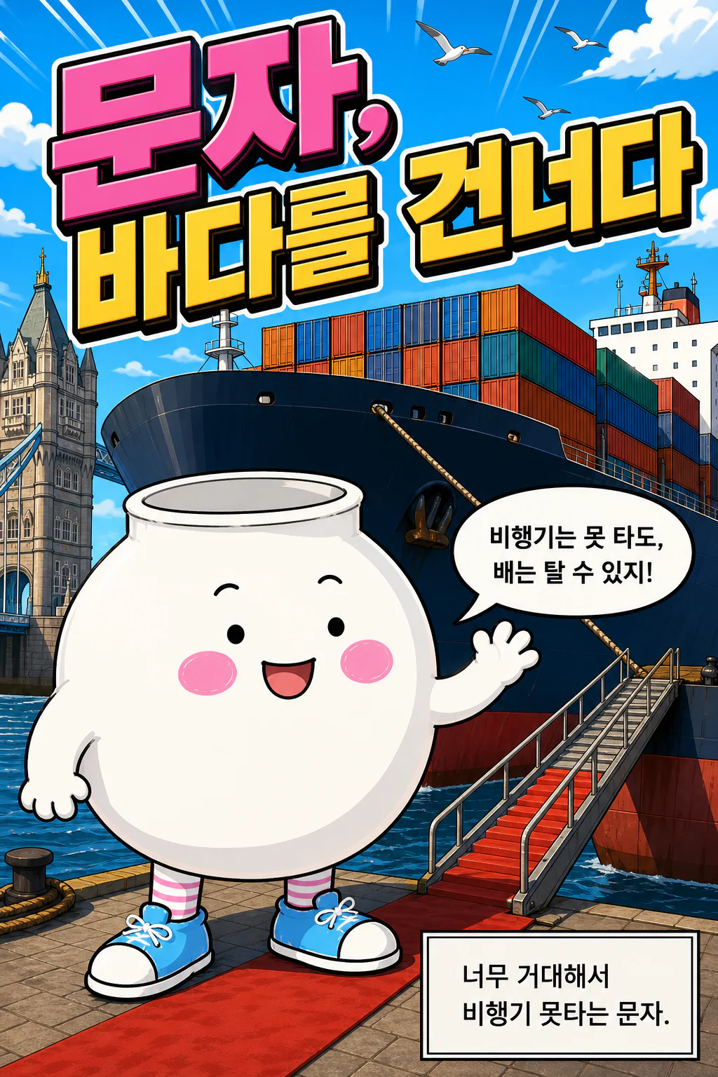 바다 건넌 문자