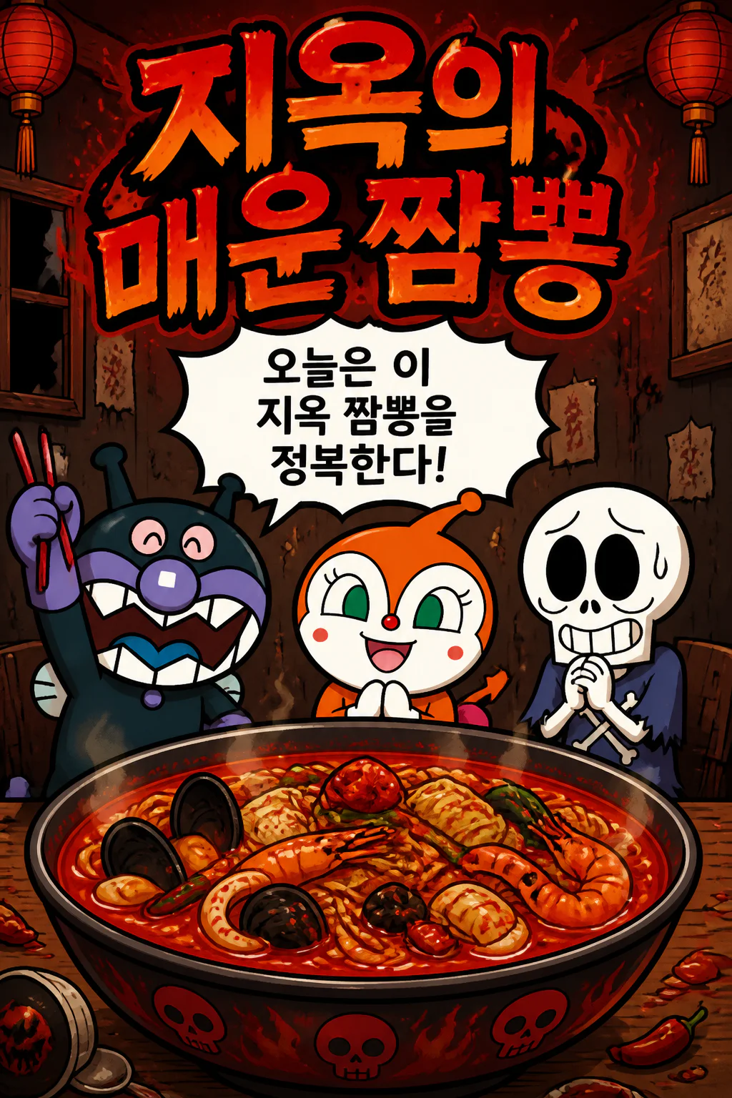 세균맨 일당의 지옥의 매운 짬뽕