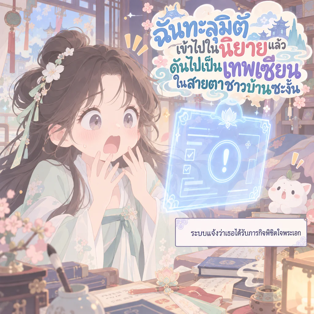 ฉันทะลุมิติเข้าไปในนิยายแล้วดันไปเป็นเทพเซียนในสายตาชาวบ้านซะงั้น Ep. 1