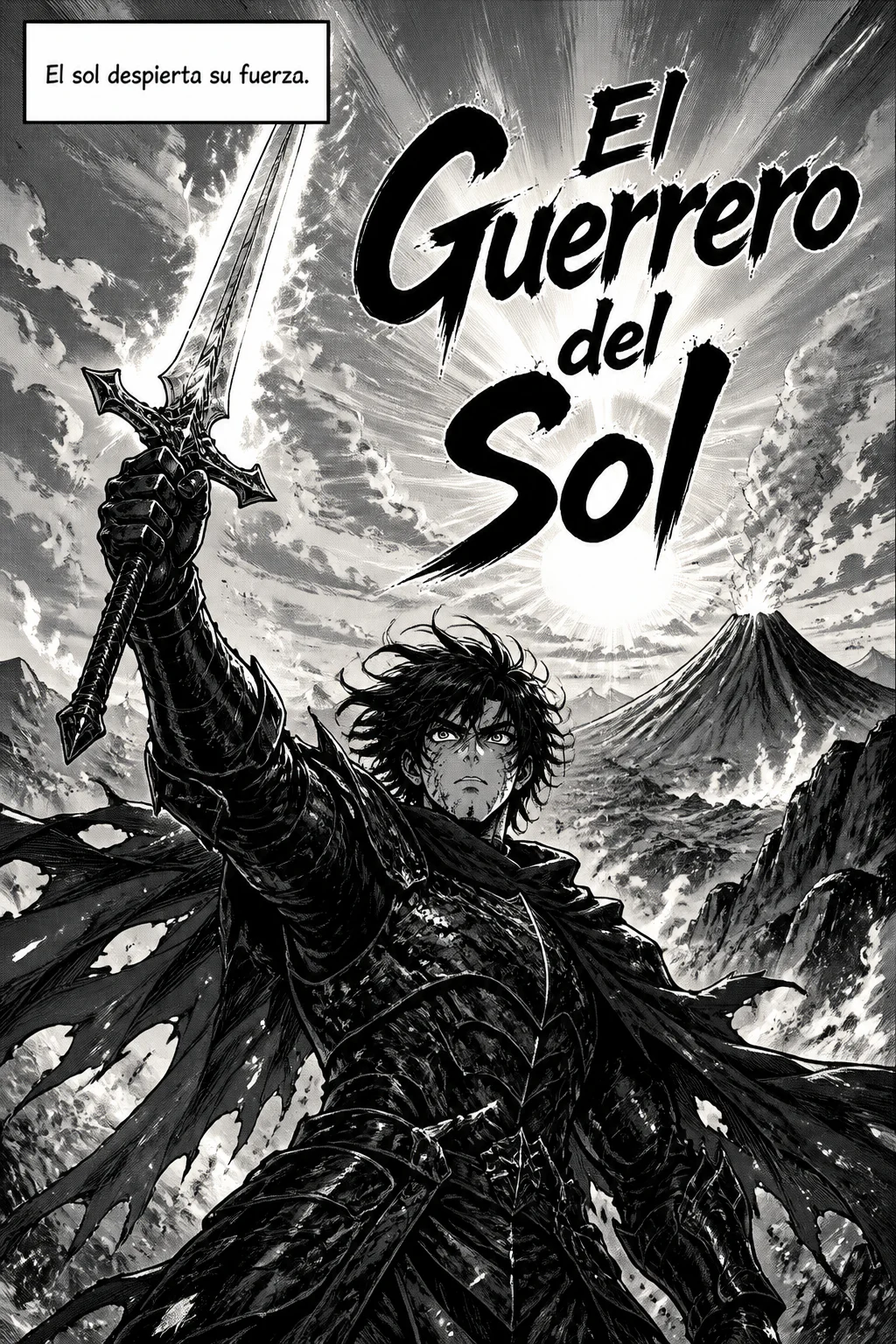 Un guerrero oscuro que usa el poder del