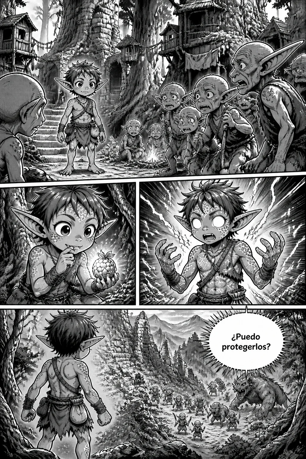 Historia sobre un goblin que evoluciona
