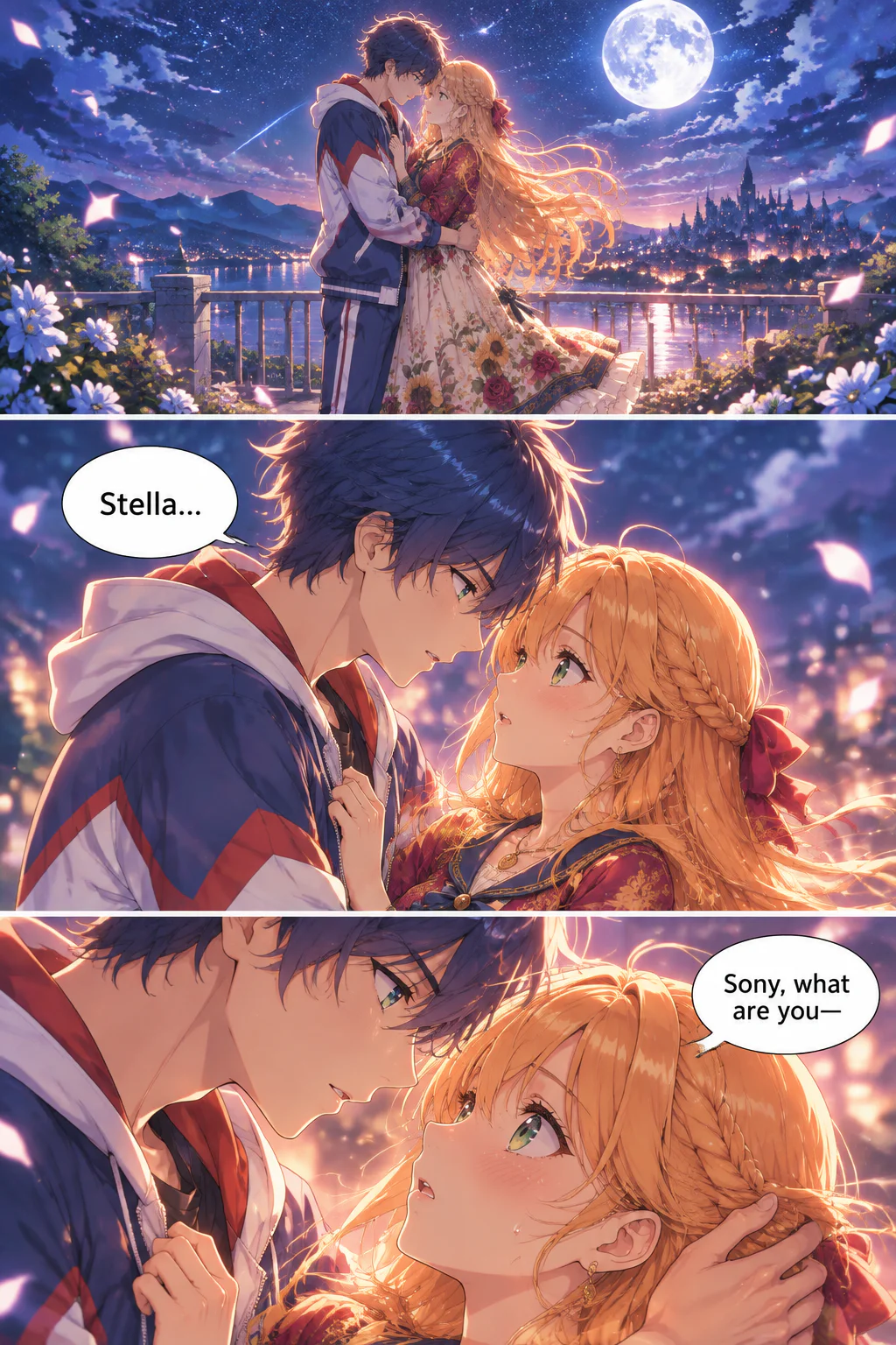 Stella's First Kiss with Sony