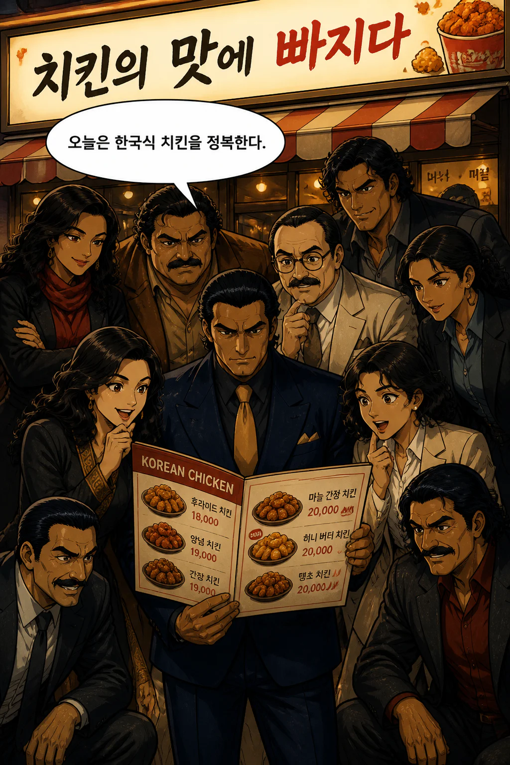 나바라트나 연합 다양한 맛의 한국식 치킨에 빠지다
