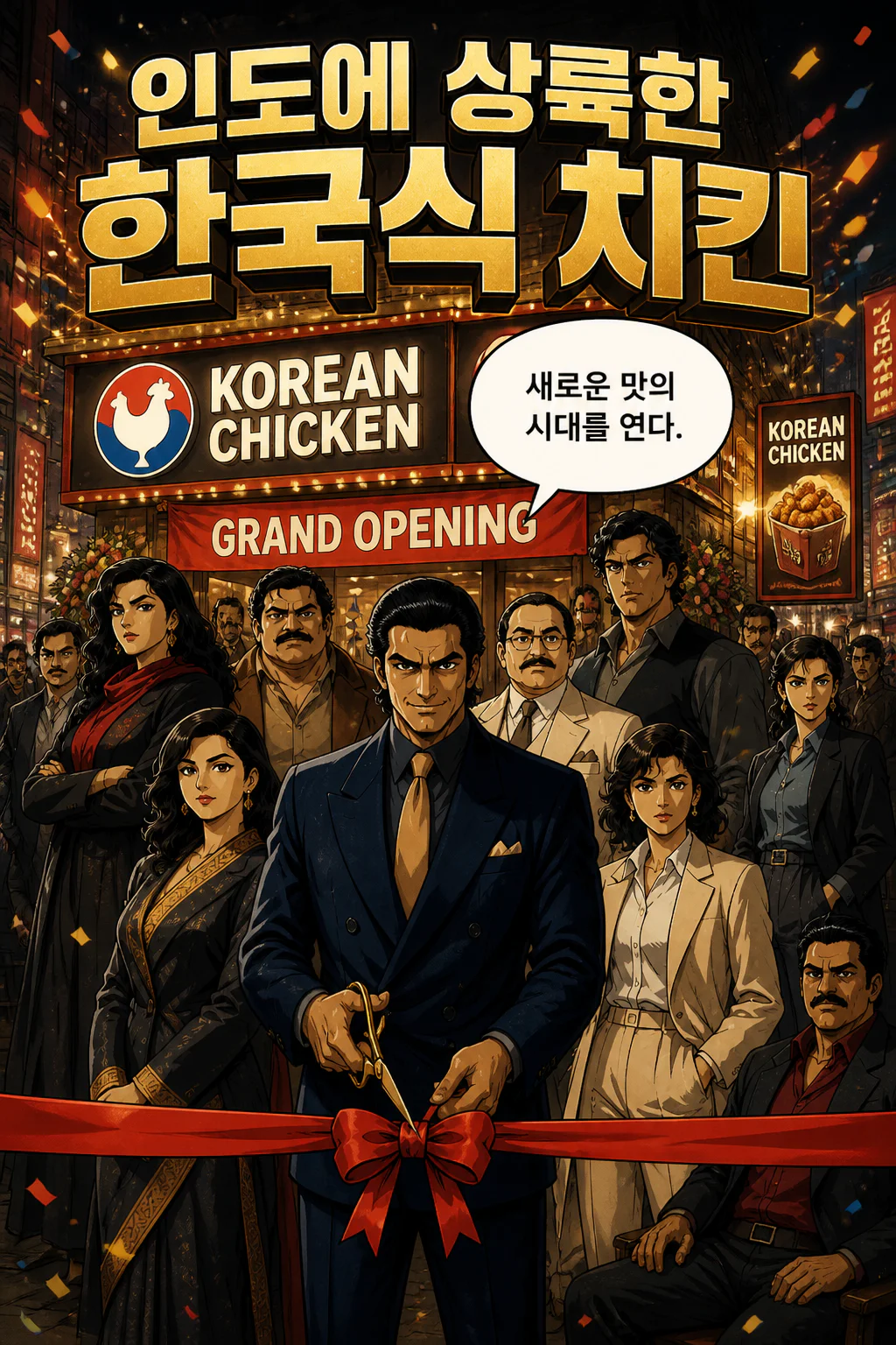 나바라트나 연합 인도 현지 입맛에 맞는 다양한 맛의 한국식 치킨 브랜드를 오픈하다