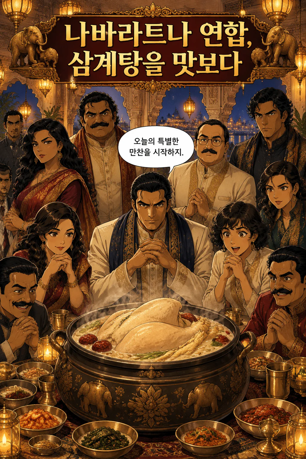 나바라트나 연합 삼계탕을 맛보다