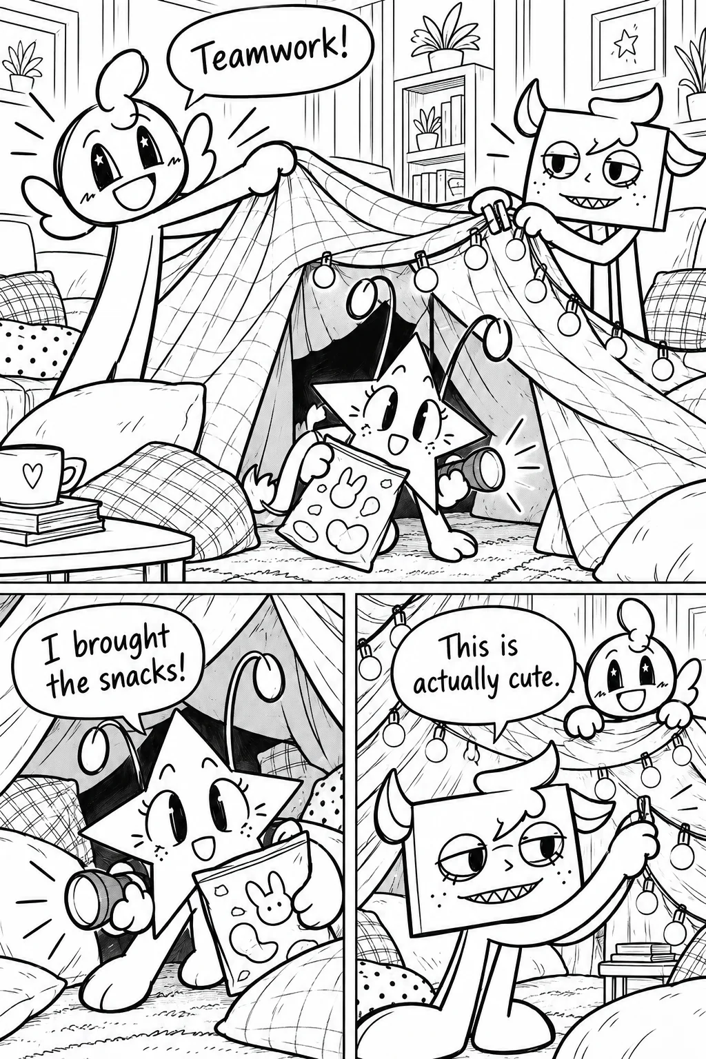 Indoor camping