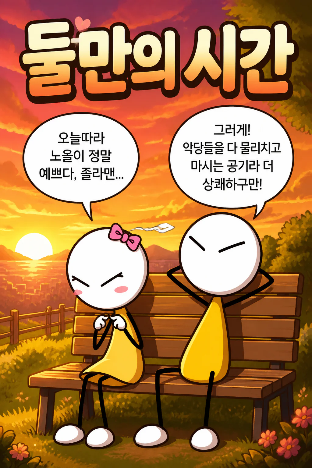 졸라맨과 졸라걸 둘만의 시간