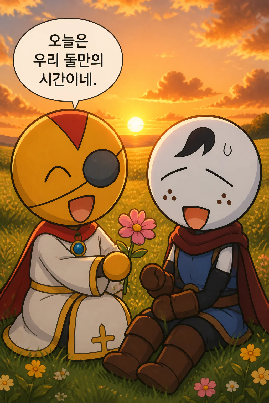 포션걸과 애꾸18호 두 사람만의 시간