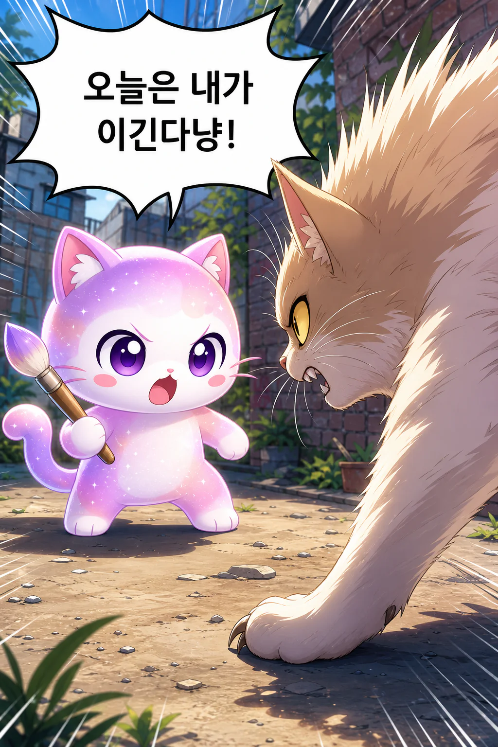 젠냥vs고양이