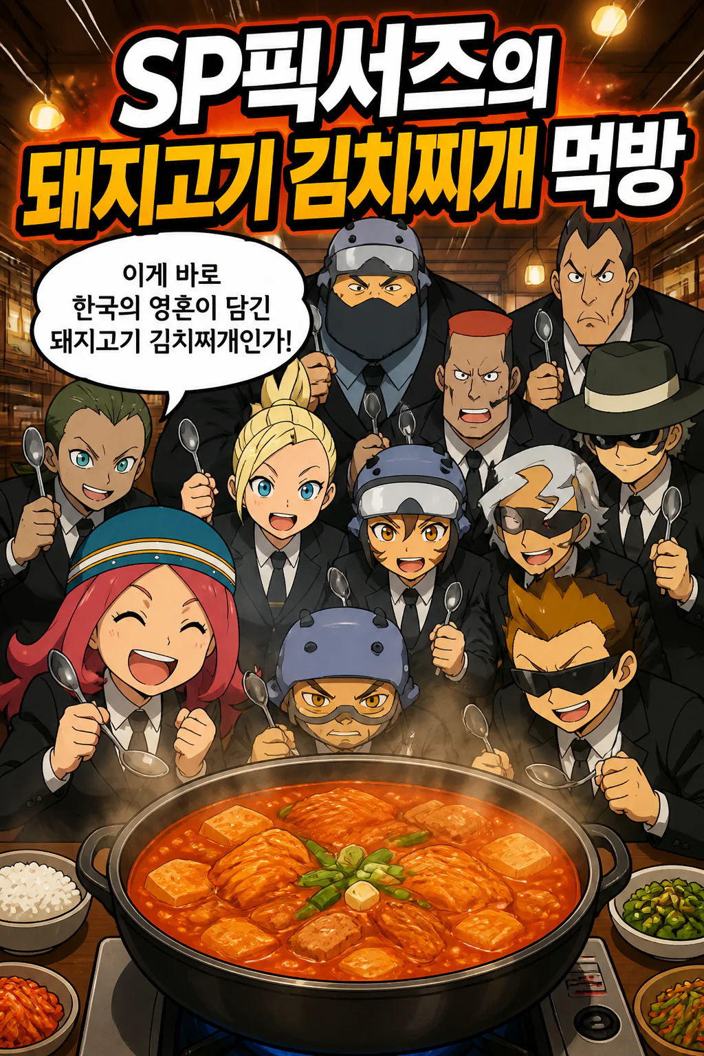 SP 픽서즈 김치찌개를 먹다