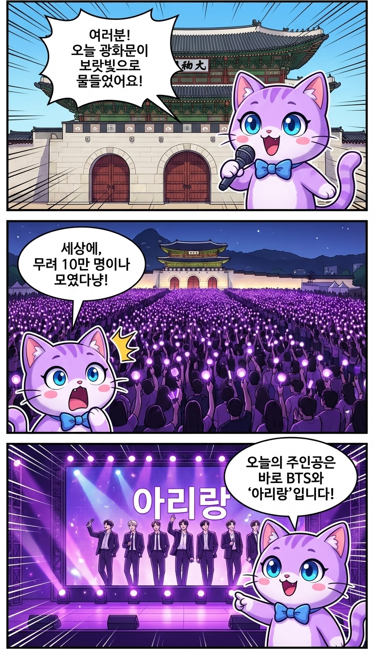 광화문을 흔든 BTS의 아리랑!