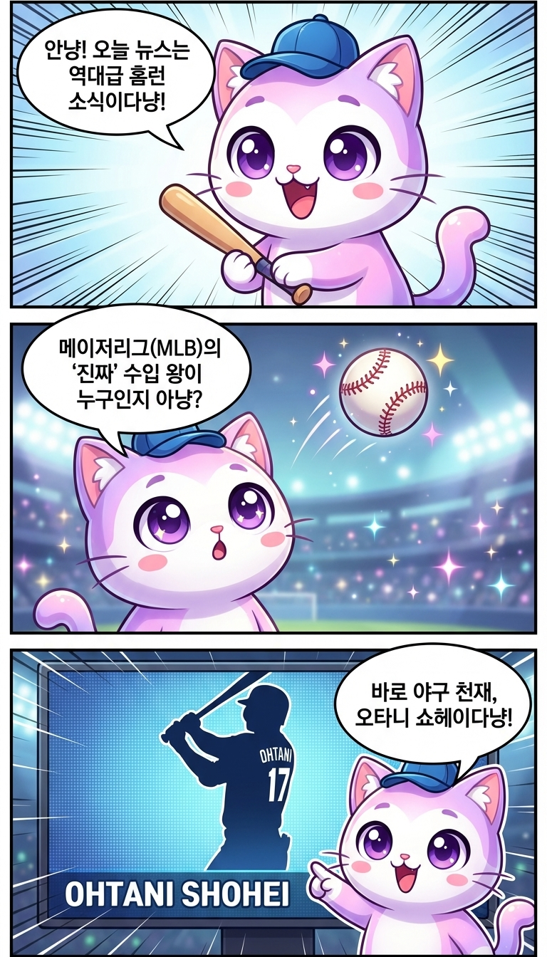MLB 연봉 킹 오타니! 1,900억의 위엄