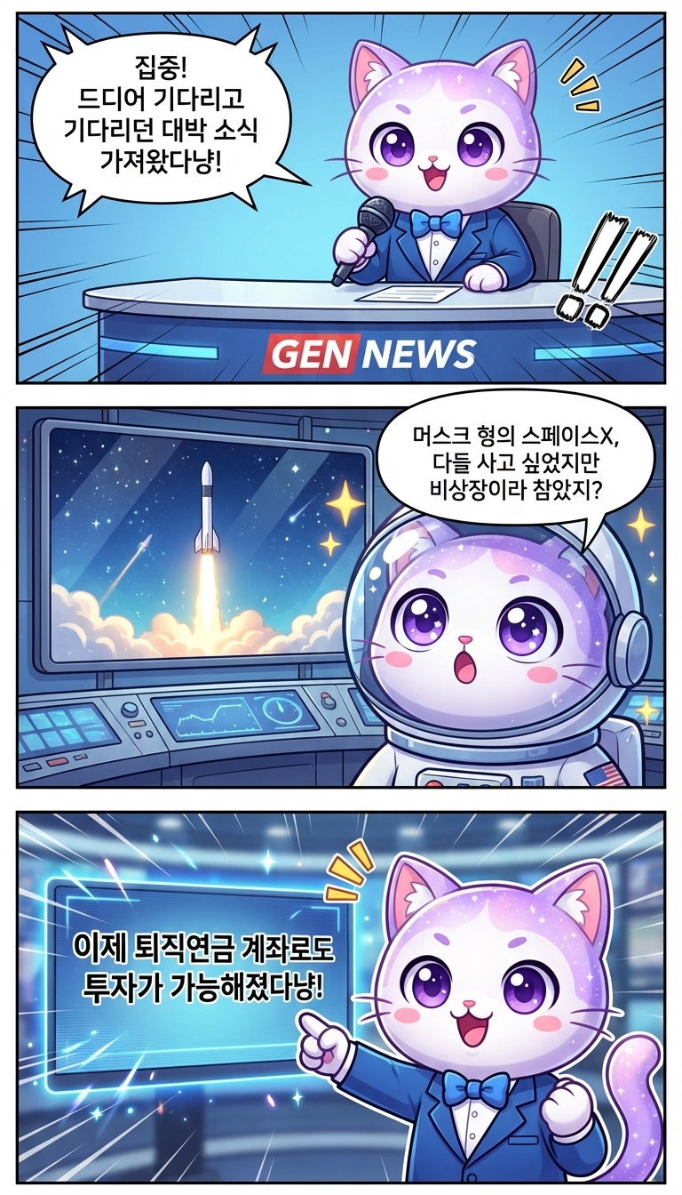 퇴직연금으로 스페이스X 주주 되기?!