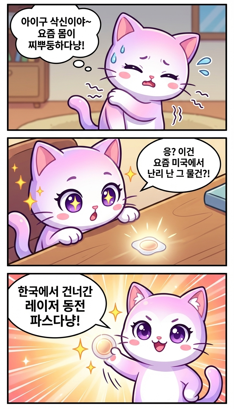 미국인 취향 저격! 한국산 레이저 파스