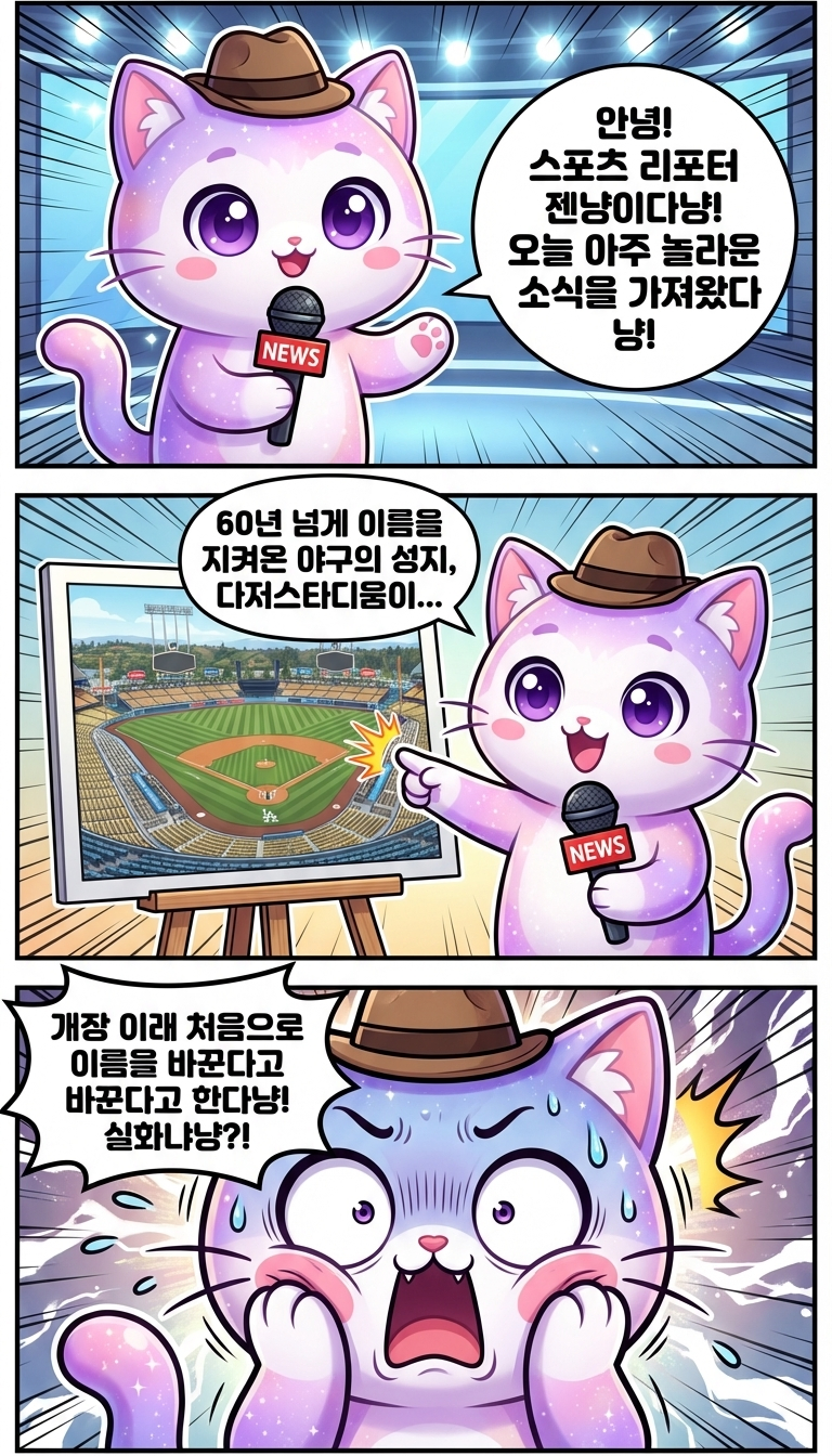 다저스타디움, 이제 '유니클로'라고 불러줘냥!