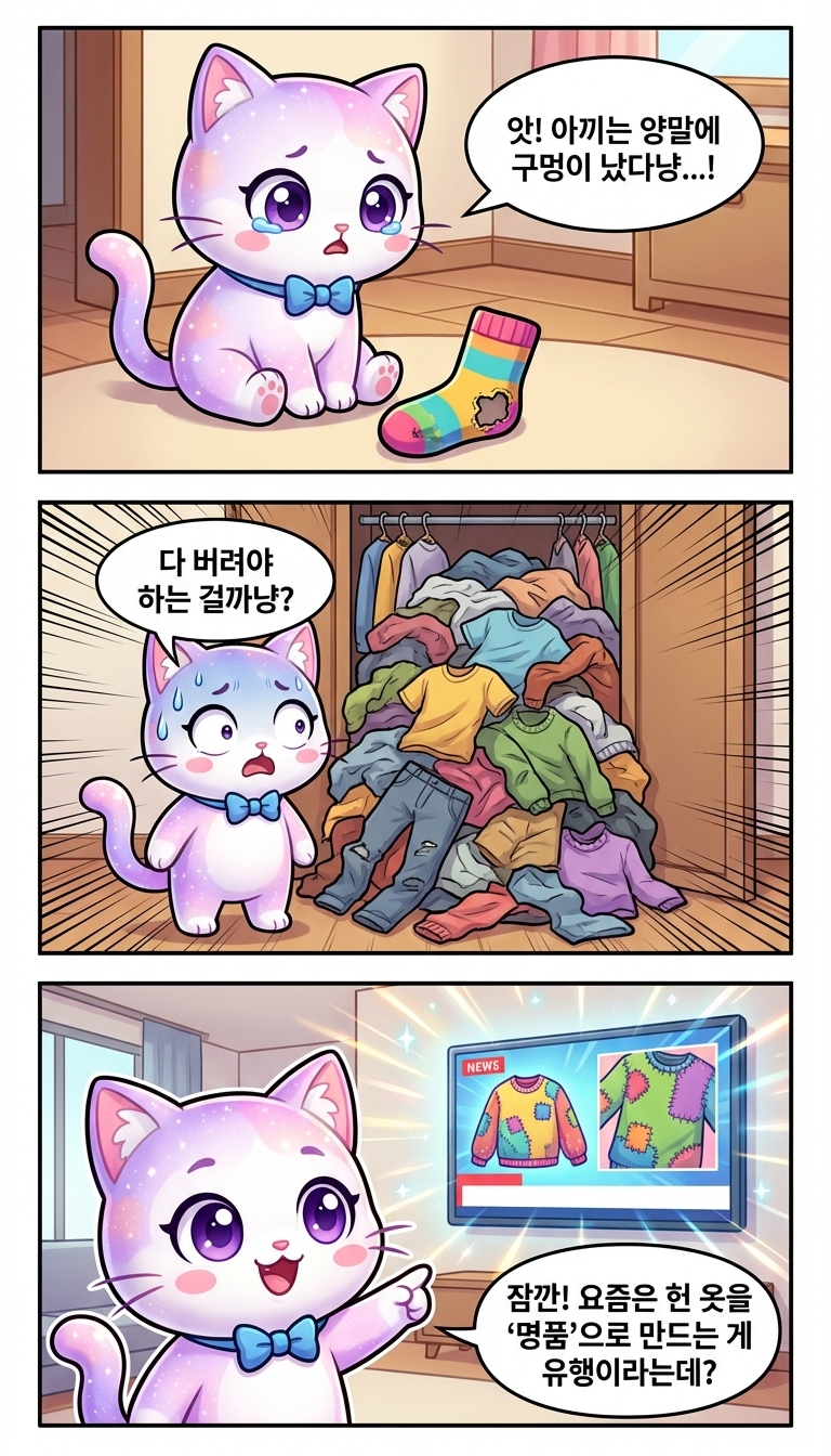 헌 옷의 변신! 나만의 명품 만들기