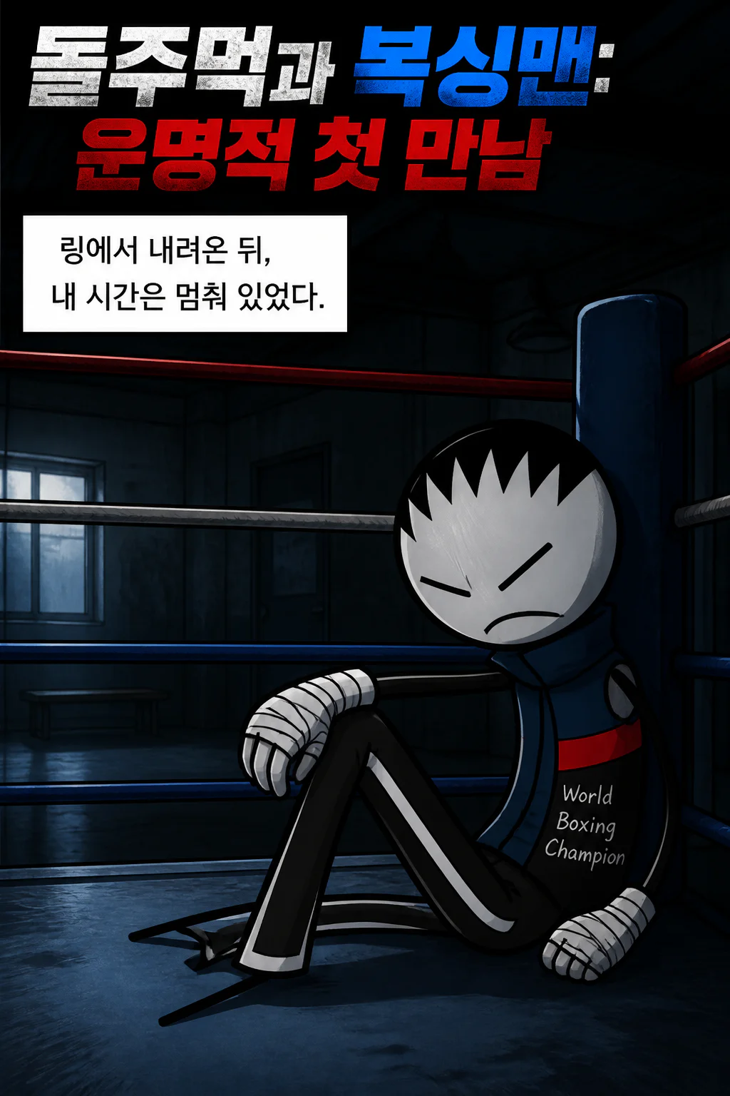 돌주먹 복싱맨을 제자로 받아들이다