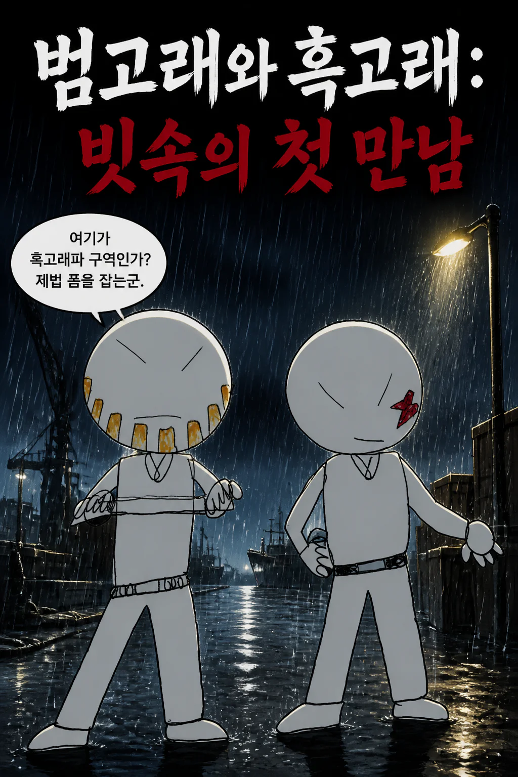 두 남자의 첫 만남