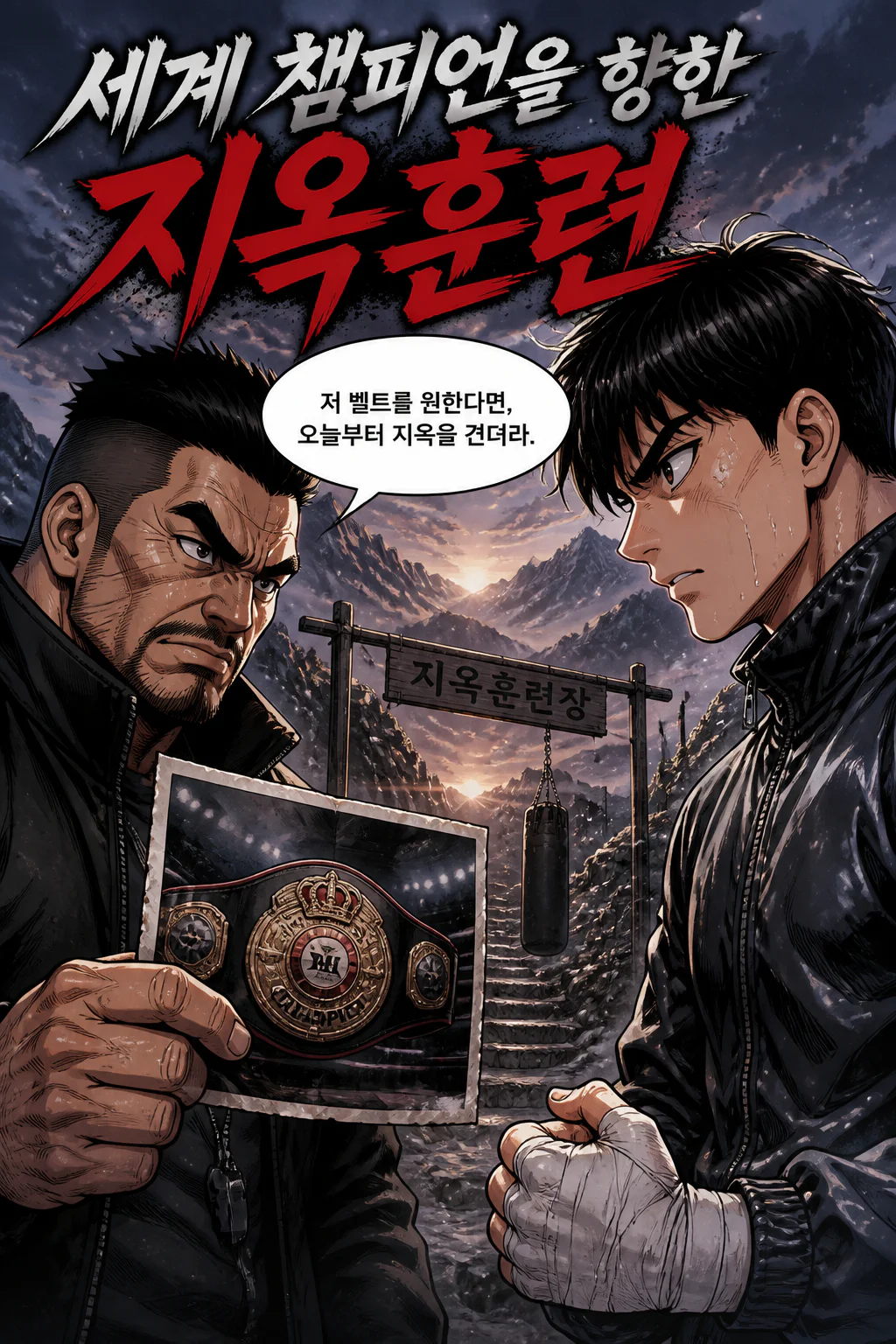 세계 챔피언 벨트를 향한 지옥 훈련