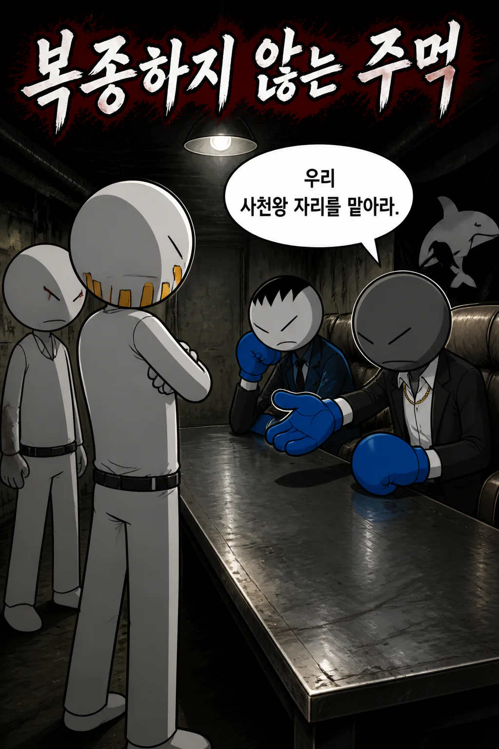 돌주먹 범고래파의 가입을 거부하다