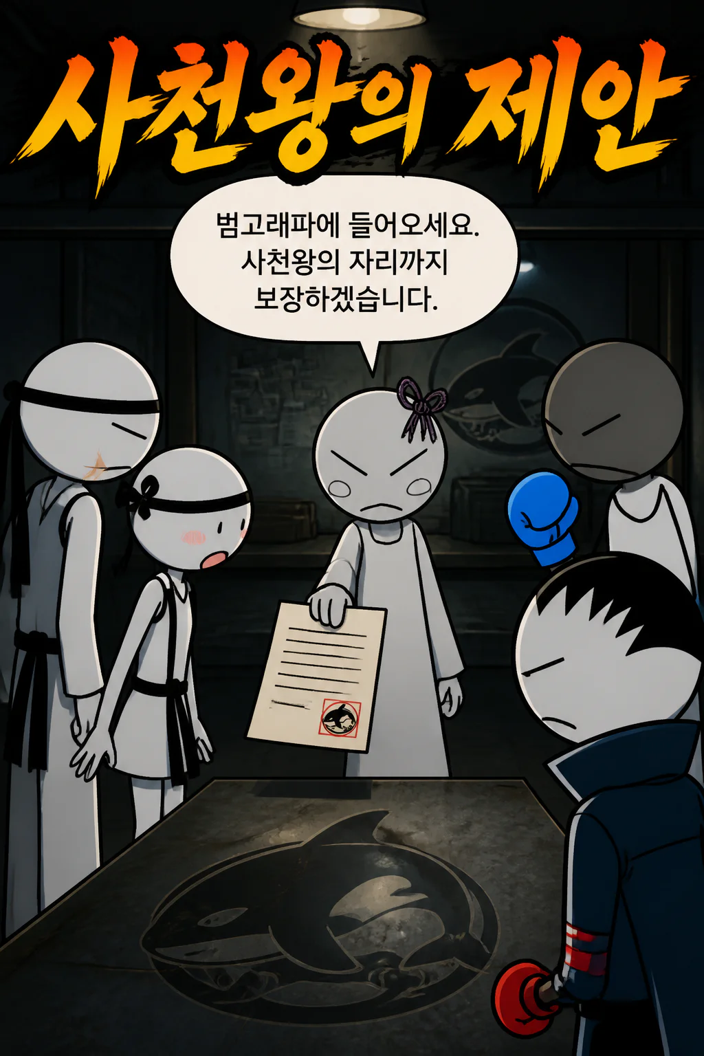 태권도 커플과 복싱 콤비 흑장미의 범고래파 사천왕 제안을 거절하다