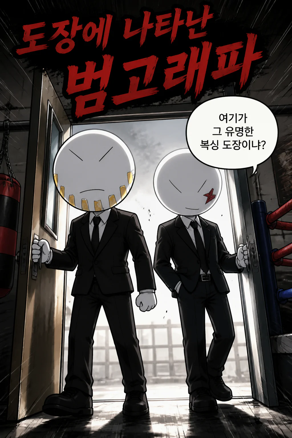 범고래파 복싱콤비에 혼쭐나다