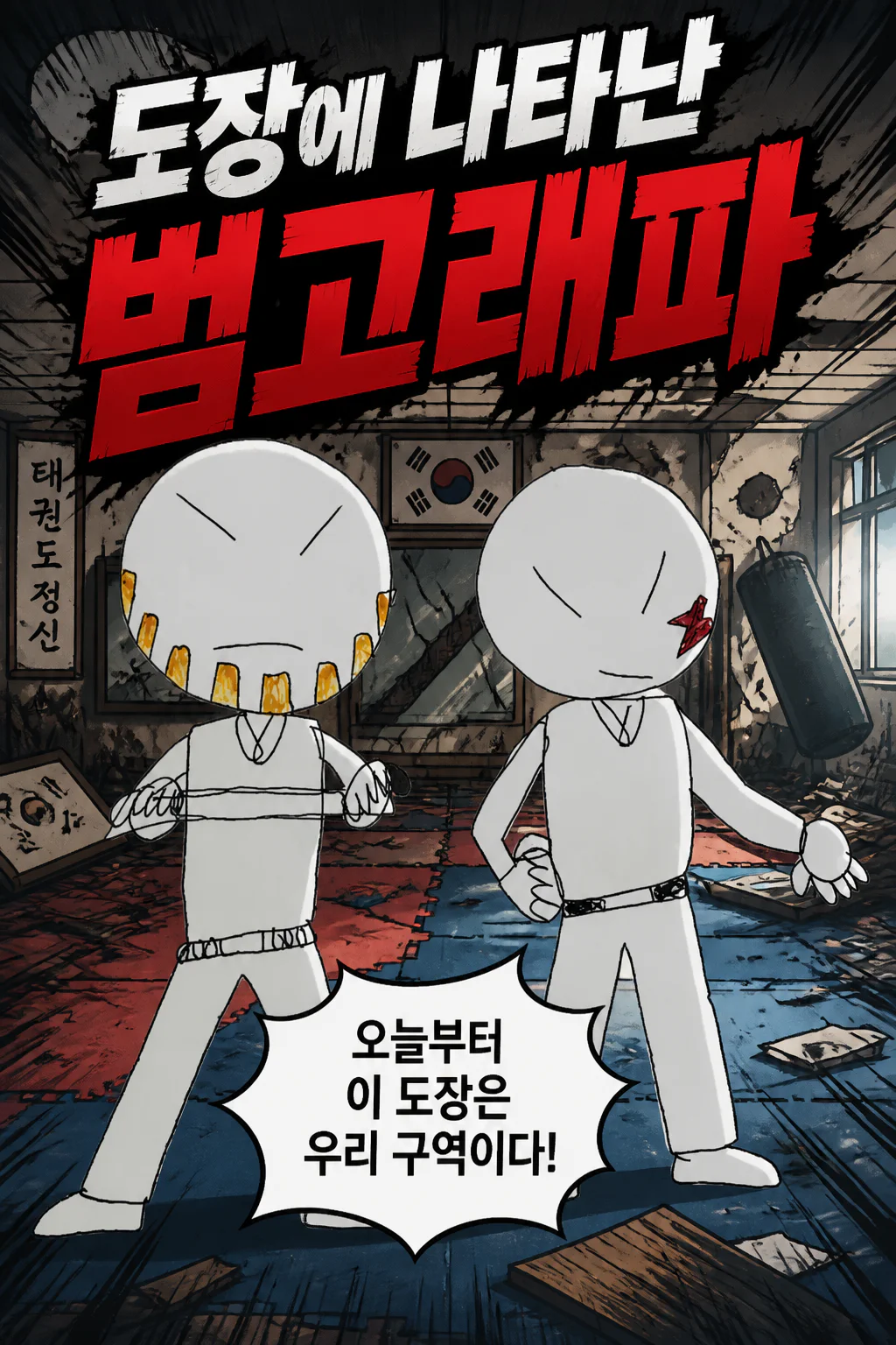범고래파 태권도 커플에 혼쭐나다
