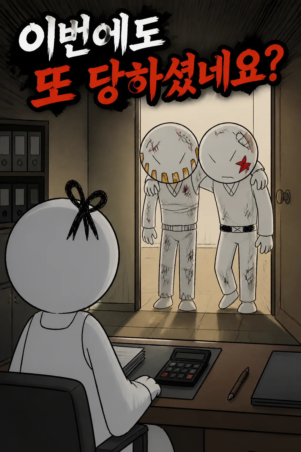 다친 몸으로 범고래파 본부에 돌아온 범고래와 흑고래