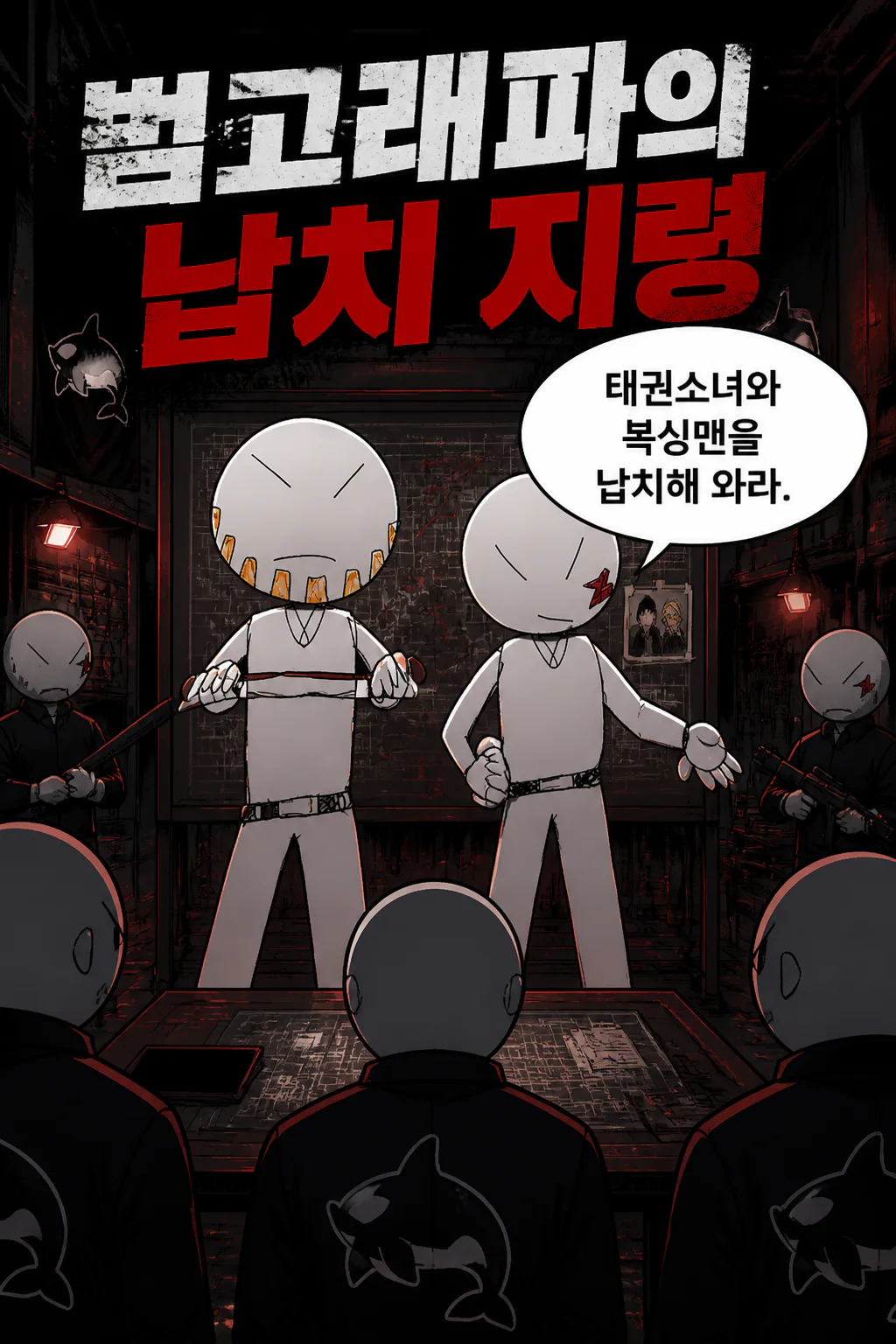 범고래파 콤비 태권소녀와 복싱맨의 납치를 지시하다