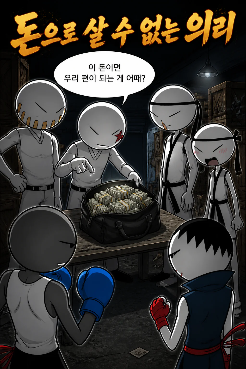 범고래파 콤비 영입을 위해 매수를 시도하나 실패하다