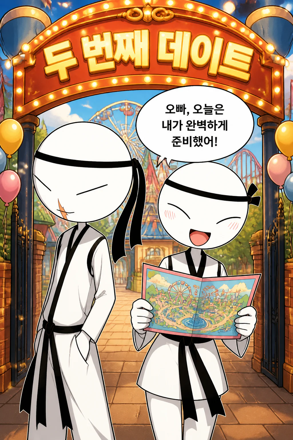 태권도 커플 두번째 데이트