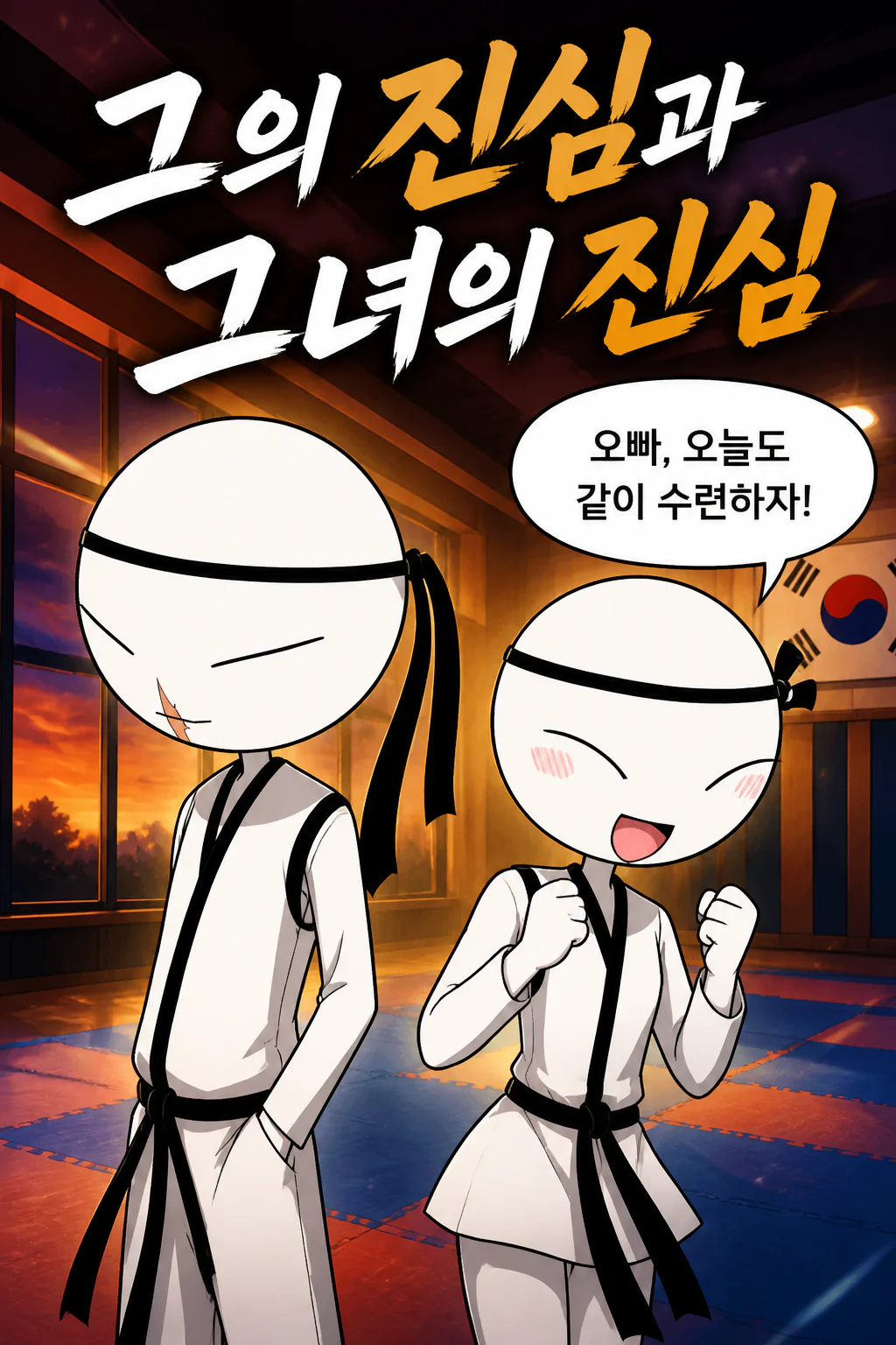 태권도 커플 그의 진심과 그녀의 진심