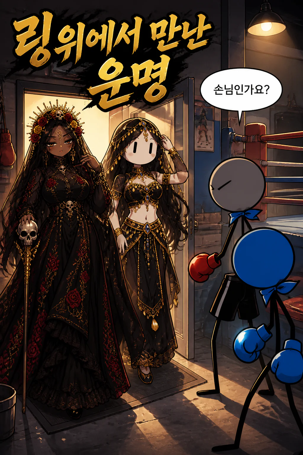 무에르테와 벨리댄서 복싱 콤비를 만나다