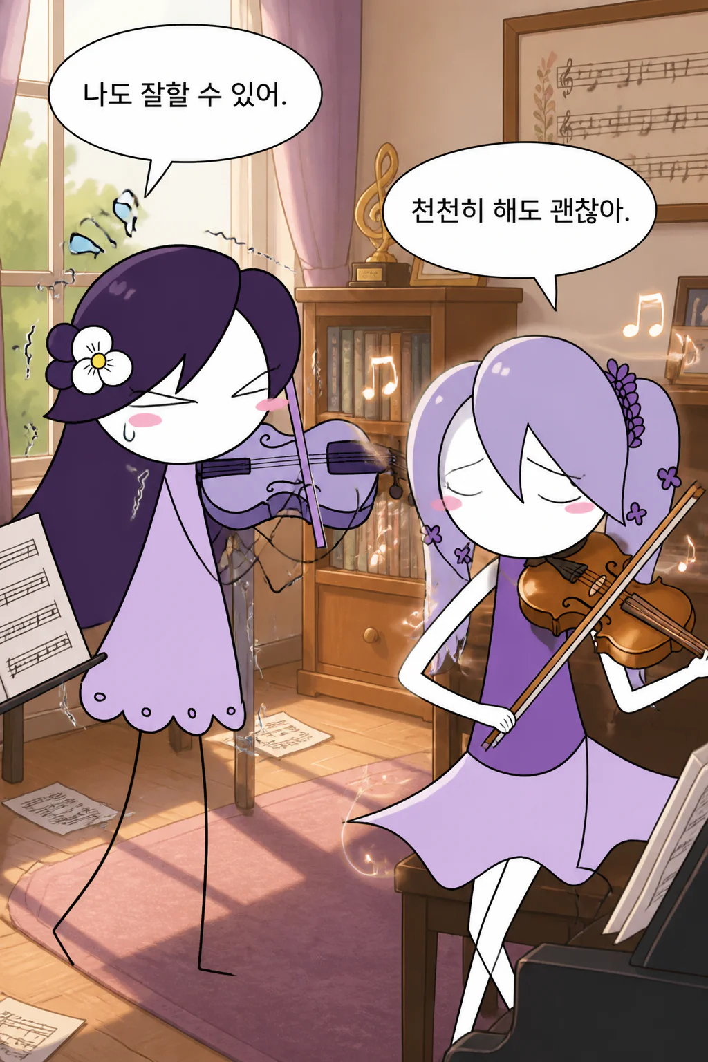 비올라가 가출하게 된 사연과 라벤더의 동생 찾아 삼만리