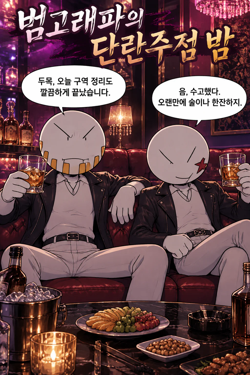 범고래파 콤비 단란 주점에서