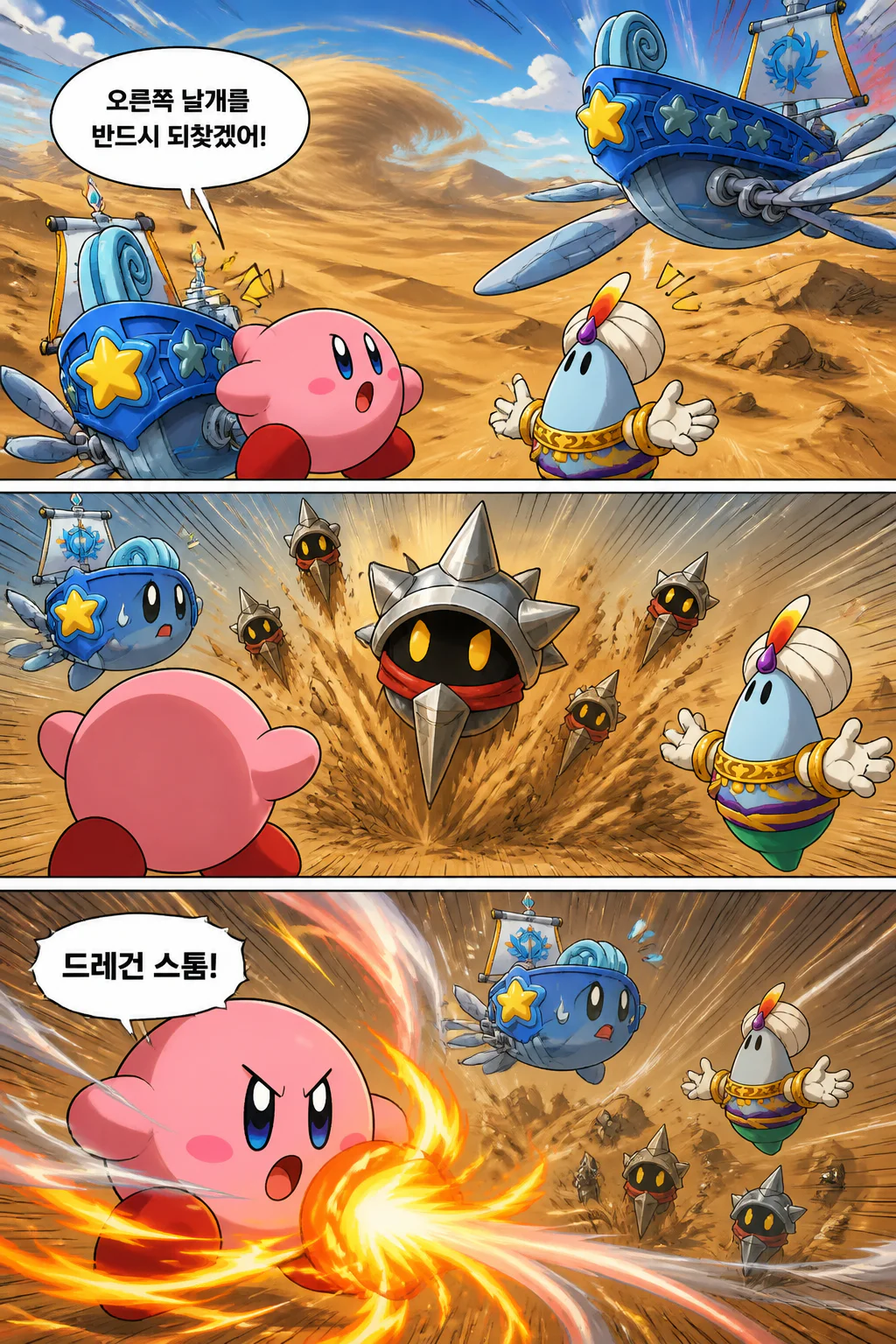 별의 커비 wii 3화
